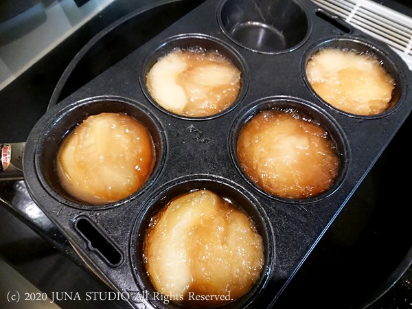 冷凍してあったミニタルトタタンがうまく焼ける→そっかと思い
