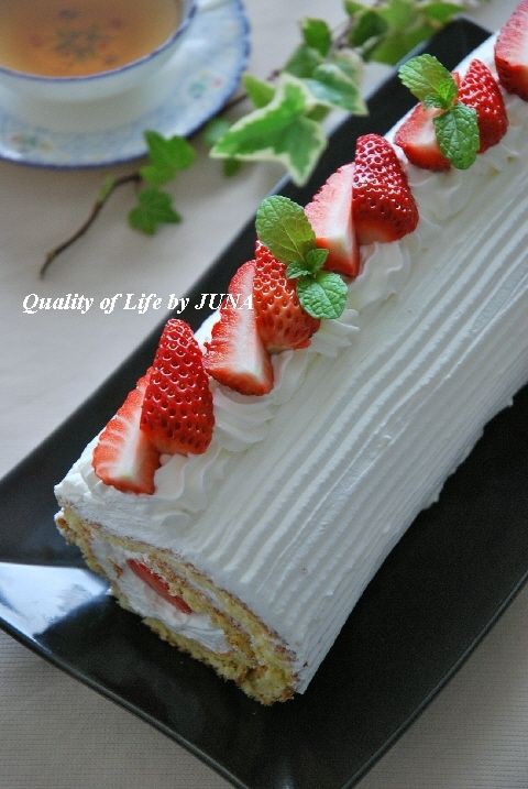 苺のロールケーキ デコレーションバージョン : Quality of Life