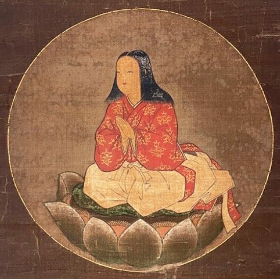 日本画 『弘法大師』僧侶の絵画 額装済み　75×57cm 弘法大師像は、いつころからどのようにして描かれ始めたのか : 瀬戸の