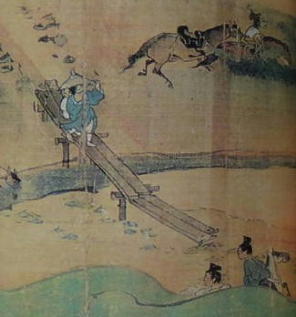 一遍聖絵を歩く : 中世の景観を読む ファイル:Ippen shonin eden IV - Hukuoka.jpg - Wikipedia