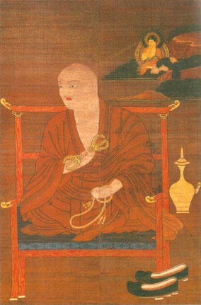 弘法大師/仏画　絵画 仏画 色紙額「弘法大師」複製画 【額が選べます】仏事飾り 空海