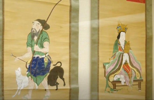 高野大師行状図画には、高野山開創がどのように描かれているのか