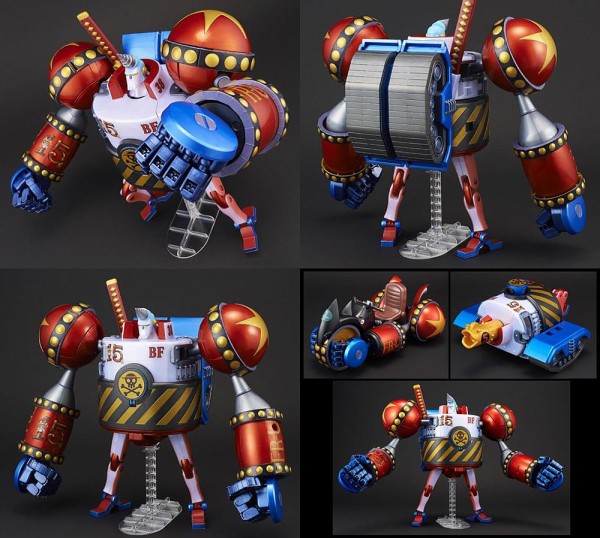 ワンピース キャラバンク フランキー将軍メタリックカラーバージョン WEB限定】 フランキー将軍 TVアニメ15周年記念メタリックVer