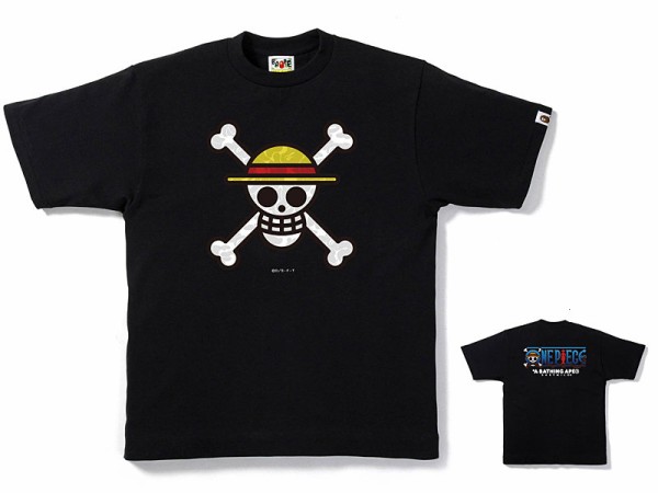受注販売 A Bathing Ape X One Piece Bape Com限定 ワンピースマイロ ジョリーロジャーtシャツ チョッパーマニア ワンピースフィギュア情報
