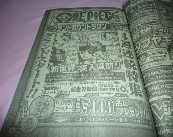 グランドカウントダウン第1弾 Wj特製コースター麦わらの一味 エース チョッパーマニア ワンピースフィギュア情報