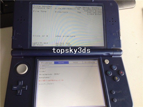 Sky3dsを使ってpasta Cfwにより Ciaファイルの起動操作 Topskyshop