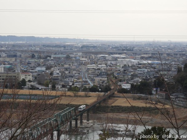 鳥羽山公園から見る天浜線と浜松市 東三鉄道の開発日記