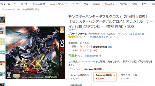 悲報 3ds モンスターハンターダブルクロス レビューが大荒れ 内容もグラも糞でブランドしかないソフトになり下がった 制作側に騙された カプコンはいい加減目を覚ませ ゲーハーking速報