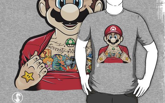 海外 有名ゲームの酷すぎるプリントtシャツ16コレクション マリオtシャツ糞ワロタｗｗｗｗｗｗｗｗｗｗｗ ゲーハーking速報