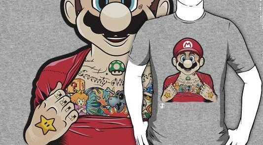 海外 有名ゲームの酷すぎるプリントtシャツ16コレクション マリオtシャツ糞ワロタｗｗｗｗｗｗｗｗｗｗｗ ゲーハーking速報