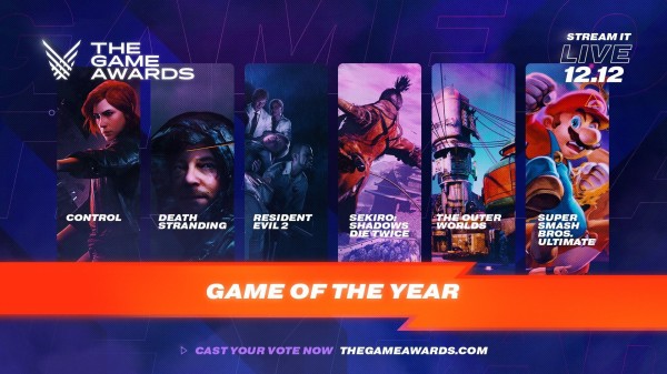 朗報 2019ゲームオブザイヤー賞レースは デススト がgoty獲得数18でトップ独走 Sekiro バイオre2 もgoty獲得数12で和ゲーの勢いが止まらない なお任天堂タイトルは ゲーハーking速報