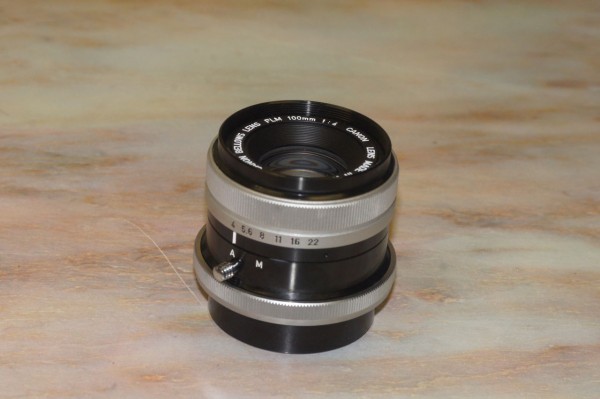 【人気ショップが最安値挑戦！】 BELLOWS CANON LENS 会計士によるバリュー : f4」の謎 100mm FLM キヤノン