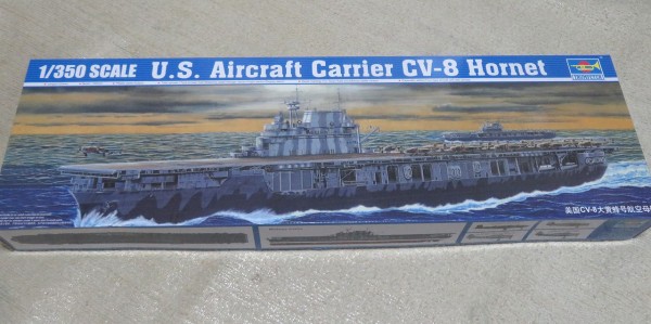 トランペッター 1/350ホーネット（CV-8）製作スタート : 特選空母