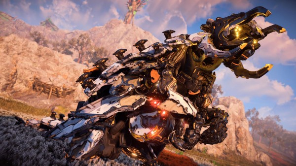 フォトモード Horizon Forbidden West 写真館 機械獣 戦闘中 撮り方 Etc ホライゾン２ 喜怒音楽 きどおとらく