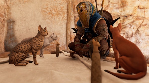 フォトモード Assassin S Creed Origins アサシンクリード オリジンズ 写真館 人物 動物 武器 衣装 戦闘 景観 街中 古代エジプト 喜怒音楽 きどおとらく