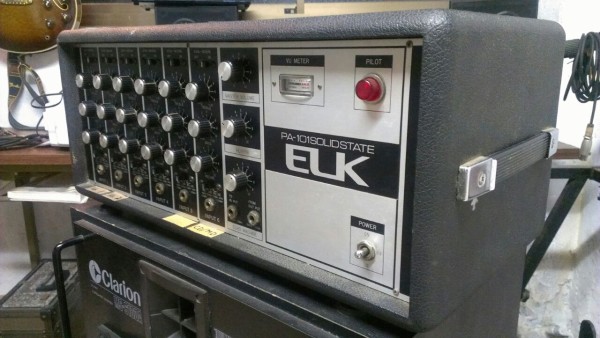 ELK エルク PA-101 SOLID STATE 6ch PAアンプ 中古】ELK PA-101 SOLID STATE 6ch ミキサーアンプ 100W - 神奈川県の