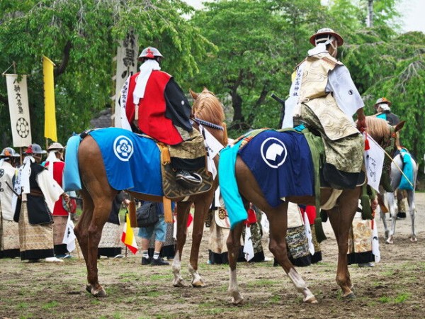 戦国武将お祭り 相馬野馬追 刀剣ワールド 刀剣広場