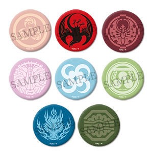 【とうらぶ】刀剣乱舞　刀紋　缶バッジセット 刀剣乱舞-ONLINE- ハート缶バッジコレクション 弐