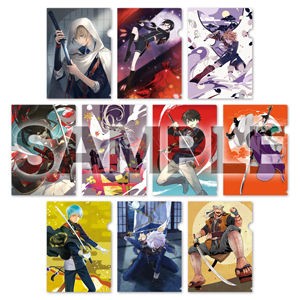 刀剣乱舞 二周年記念祝画クリアファイル 二周年記念祝画クリアファイルコレクション／各350円+税