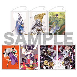 刀剣乱舞 とうらぶ 明石国行 スクエア缶バッジ 二周年祝画　2点セット 刀剣乱舞 とうらぶ 1周年 2周年 3周年 絵巻 スクエア缶バッジ