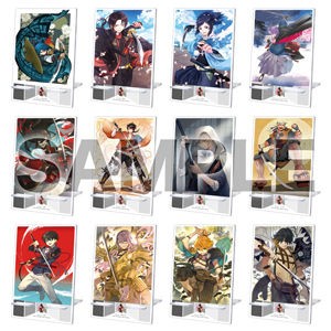 受注商品】｢刀剣乱舞-ONLINE-」二周年記念祝画アクリルミラースタンド