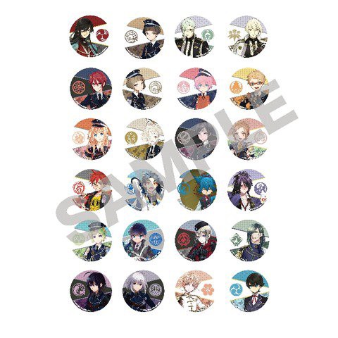 12点セット　缶ミラー　刀剣乱舞　第三弾 刀剣乱舞-ONLINE- トレーディング缶ミラー 各500円＋税 : 【刀剣乱舞