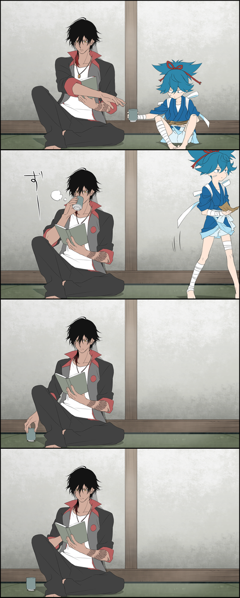 刀剣乱舞 仲がいい大倶利伽羅と小夜左文字ってこんな感じ とある審神者漫画 とうらぶ速報 刀剣乱舞まとめブログ