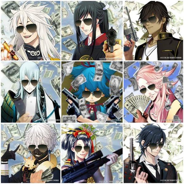 刀剣乱舞 刀剣たちをマフィアにしてみたｗｗｗ とある審神者 とうらぶ速報 刀剣乱舞まとめブログ