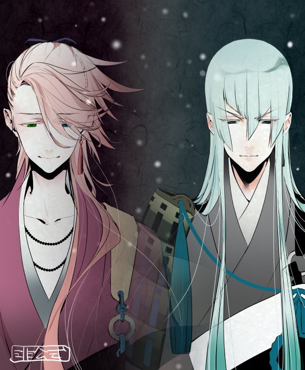 刀剣乱舞 公式絵師の鈴木次郎先生が 江雪左文字 宗三左文字 のイラストを描いてくれてぞ とうらぶ速報 刀剣乱舞まとめブログ