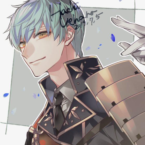 刀剣乱舞 公式絵師のウエハラ蜂先生が 一期一振 のイラストを描いてくれたぞ とうらぶ速報 刀剣乱舞まとめブログ