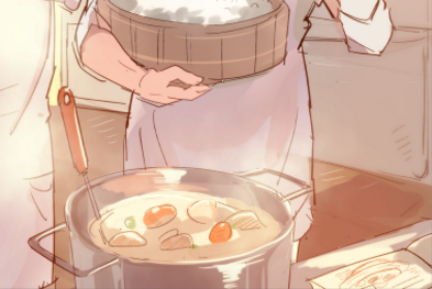 刀剣乱舞 料理を作る歌仙さんと青江 とある審神者 とうらぶ速報 刀剣乱舞まとめブログ