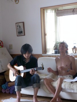 石井秀明氏とセッション : wight rock babys GU.&VO トウスケ