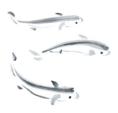 水墨画技法 内脈 の練習 Touyaのストックフォト奮戦記