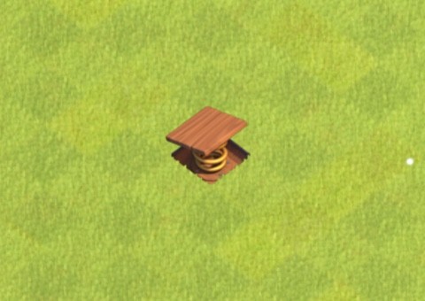 クラン対戦での配置のバネトラップの必ず踏む位置 クラクラ ペッカの配置とバルキリーの戦術