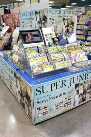 SUPER JUNIOR 『Sexy, Free & Single』パネル展 【タワーレコード渋谷