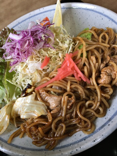 デカ盛り丼ライス 焼きそば定食 まつみ 黒部市荻生 とやもん 男の昼ごはん