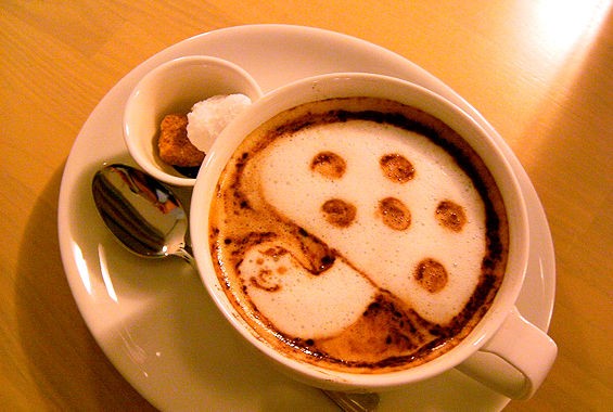 キノコレ展 キノコのラテアート キノコレ