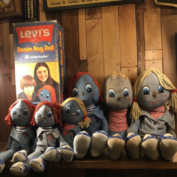 箱付き 50s vintage Levis リーバイス ドール 人形 2体セット リーバイスドール 箱付き 50s vintage Levis リーバイス ドール 人形 2