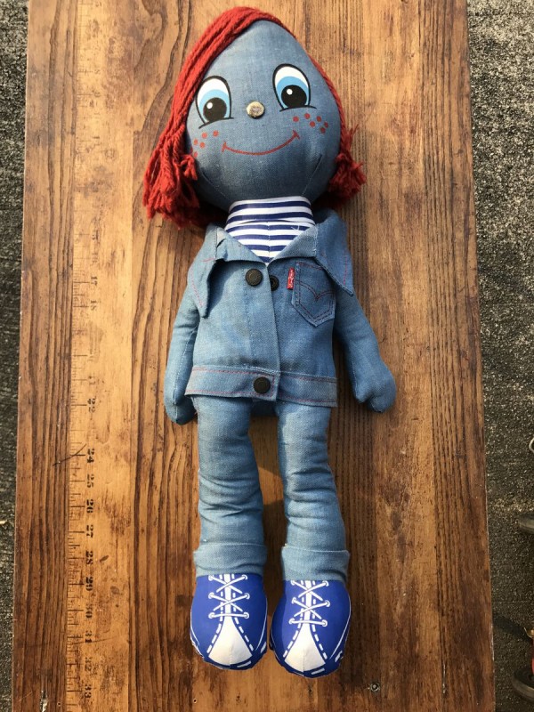LEVI'S Denim Rag Doll 1970年代製 リーバイス デニムラグドール
