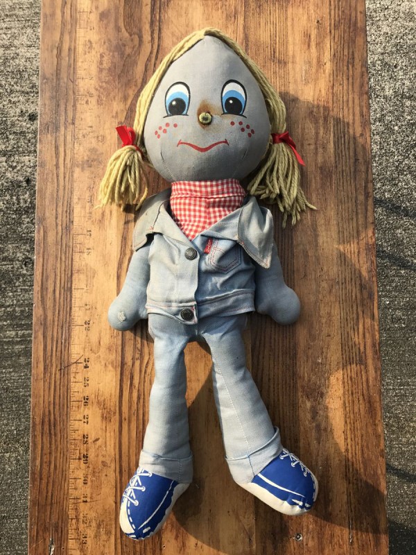 デッド 70's リーバイス ラグドール ビッグE ヴィンテージ 販促 箱付き 70s Levi's リーバイス デニムラグドール BIG E ぬいぐるみ