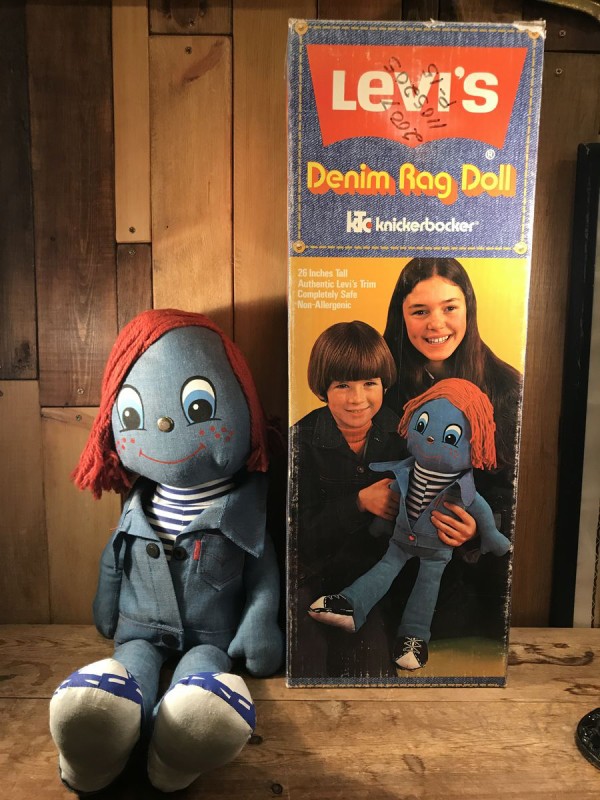 リーバイスドール 希少！BOY GlRLリーバイス LEVIS デニムラグドール