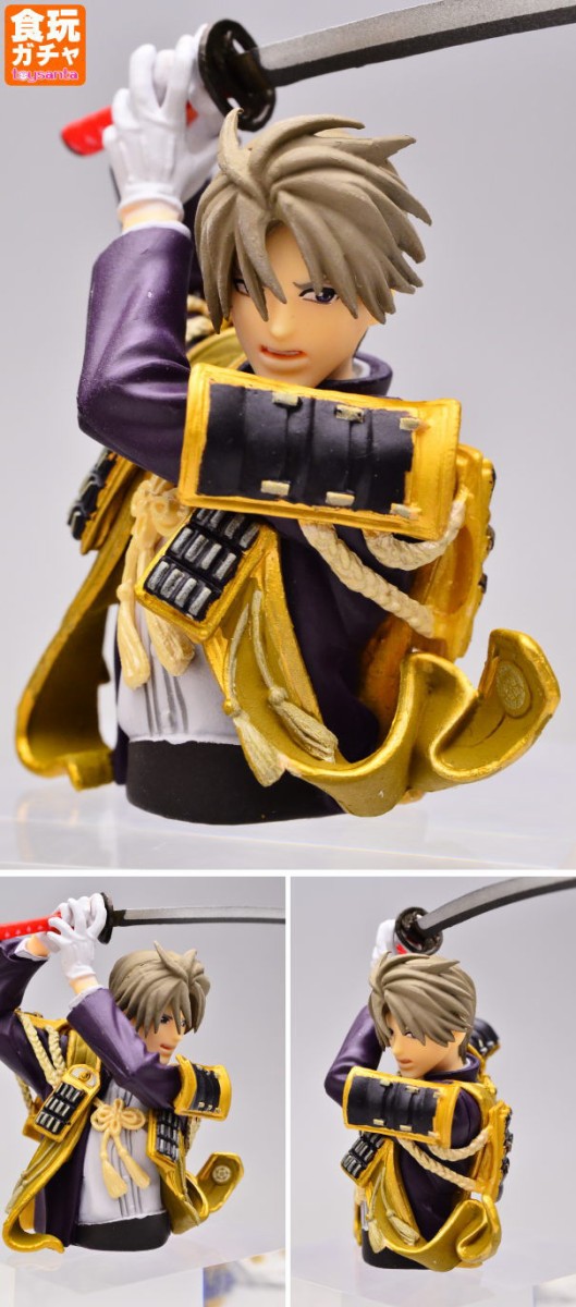 刀剣乱舞　刀剣男士　カプセルトイ　フィギュア カプセルOne 『刀剣乱舞-ONLINE- 立体胸像』 全5種/1回500円