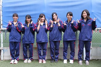 adidas サッカー部女子マネージャー : ジャージ＆ユニフォーム女子