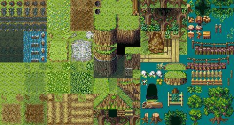 マップチップあれこれ アレンジしてみる 秘めるmagicgarden