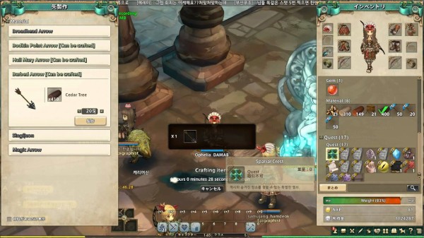 Tree Of Savior 弓って遠距離なんだから矢の数は有限にしてほしかった Tree Of Savior速報 とす速