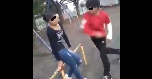 葛飾で女子中学生を殴った男子中学生 別の女の子も殴っていた 動画 トレンドシェア
