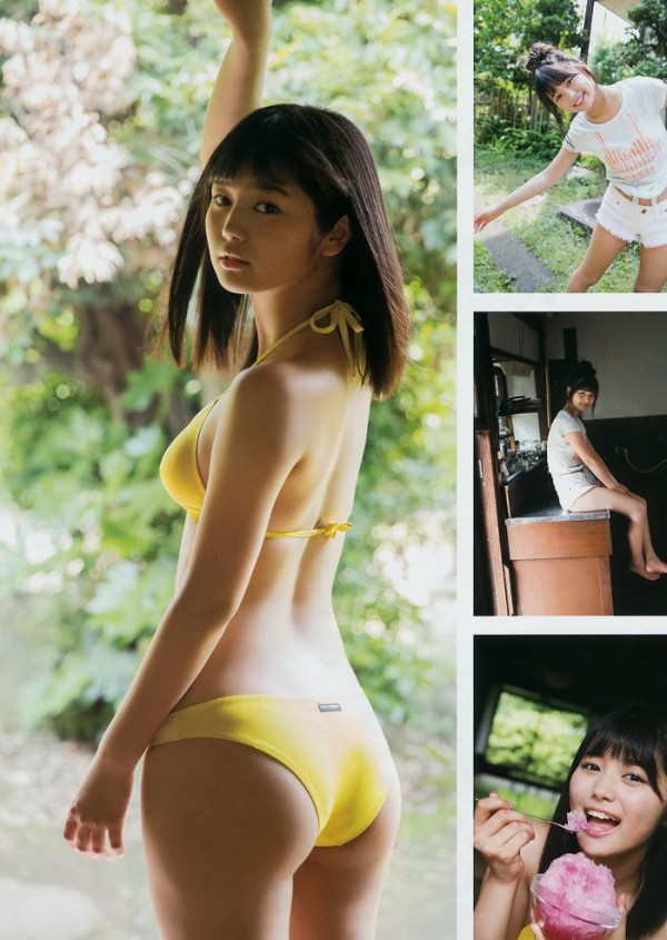 Ske48 北野瑠華 巨乳の水着グラビアエロ画像 グラフォトbox E