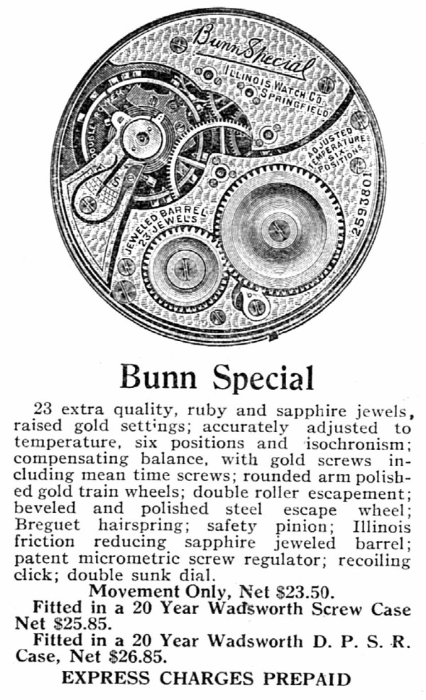 Illinois Bunn Specieal Model14 TypeIII 16s 21J : ゼロから