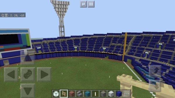 マイクラで野球場作ったから評価して欲しい ツバメ速報
