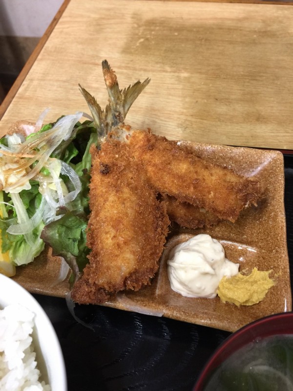 味美食堂 横須賀 走水 の アジフライ定食 日々の食卓の備忘録